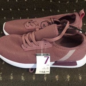 Dusty pink sneakers